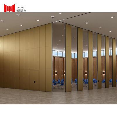 China Hotel Ultrahigh Movable Foldable Partition Wall Sliding Door for sale