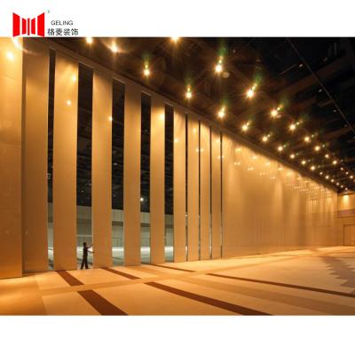 China 130mm Thickness Movable Operable Partition Wall Aluminium Frame for sale