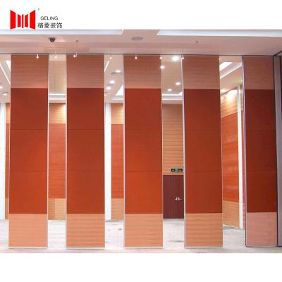 China 110mm Soundproof Partition Wall Sliding Operable Wall Panels for sale