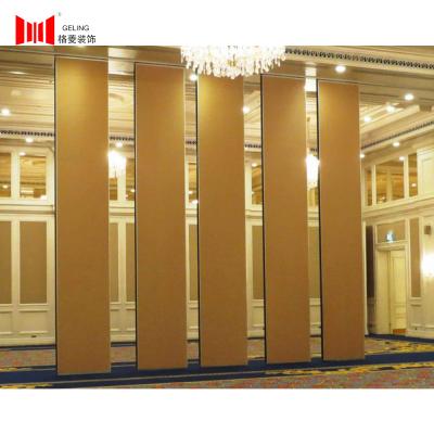 China 80mm Folding Removable Acoustic Partition Wall For Banquet for sale