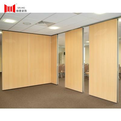China 95mm Mdf Decorative Partition Wall Aluminum Frame Movable Operable for sale