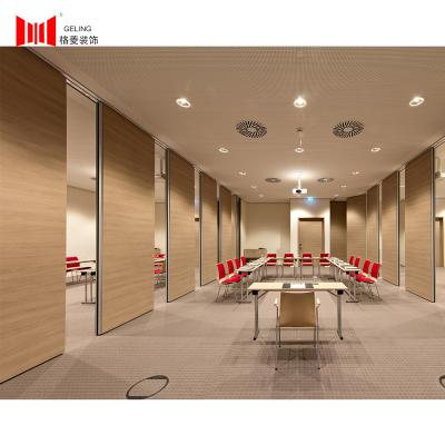 China 45db Sound Proof Wooden Partition Wall With Aluminum Alloy Frame for sale