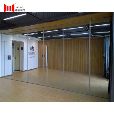 China Fireproof Aluminum Glass Movable Wall With Aluminum Alloy Frame à venda