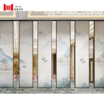 China 9m High Banquet 44db Soundproof Partition Wall Paint Surface for sale