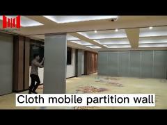 65mm Fashion Acoustic Movable Partition Wall Folding 38-45db Soundproof