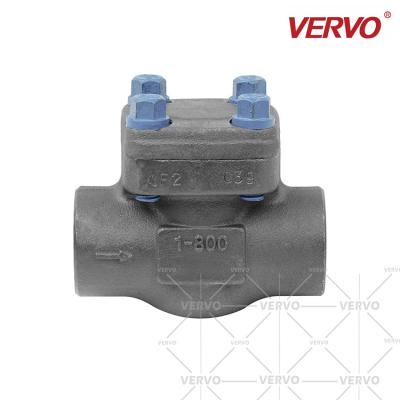 China Dn25 Class 800 Piston Lift Check Valve In Vertical Position LF2 Bolted Bonnet High Pressure for sale