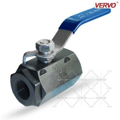 China Dn15 Hex Ball Valve 3/4 Inch 3000PS Lever Floating Type Ball Valve Carbon Steel Ball Valves One Piece Ball Valve for sale