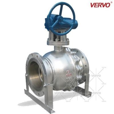 China DN300 2pcs Ball Valve 12 Inch 150lb RF Wcb Worm Operated Floating Ball Ball 2 Piece Ball Valve API6D Fire Safe Design for sale