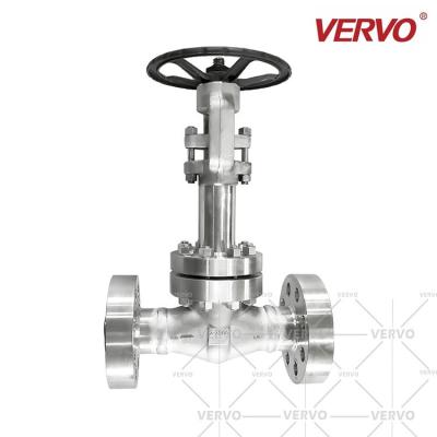 China 1 Inch DN25 Flanged End Pressure Seal Gate Valve Cryogenic Forged Stainless Steel Extend Stem for sale