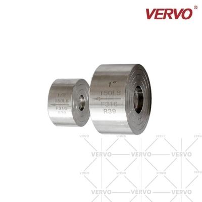 China Stainless Steel Dual Plate Check Valve 1Inch DN25 A182 F304 Non Return Single Piston for sale