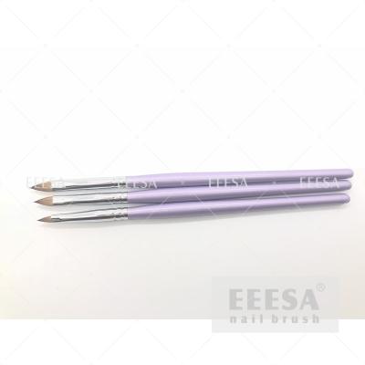 Китай Шелк клиента ручки овального жемчуга щетки ногтя размера 3Д деревянный напечатал логотип продается