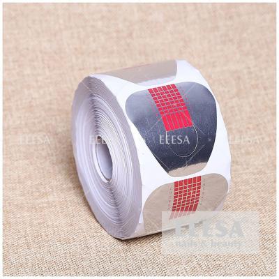 China Horseshoes Nail Extension Forms High Adhesive Custom Paper Box Packing for sale