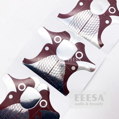 China EEESA Aluminum Paper Nail Form Fashion Design Nail Extension Tool for sale