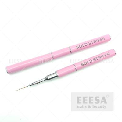 Китай ручки металла 15Mm щетка искусства ногтя вкладыша Striper длинной розовой смелая продается
