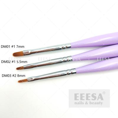 China Custom Different Size Drawing Painting Flower Daisy Zhostovo Nail Art Brush for sale