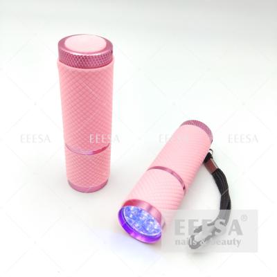 China Pink For Nails Beauty Manicure Cure Torch 9W Led Nail Lamp Flashlight for sale