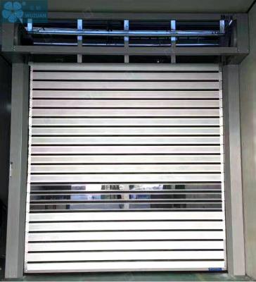 China 1.2m/S 2.0mm Aluminum Quick Roll Up Doors for sale