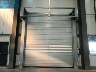 China puerta de alta velocidad de aluminio de 2m m 1,2 M/S para la tienda en venta