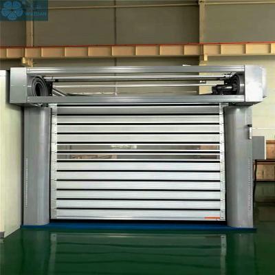 China Workshop 0.8m/S 4m Wide High Speed Rolling Doors for sale
