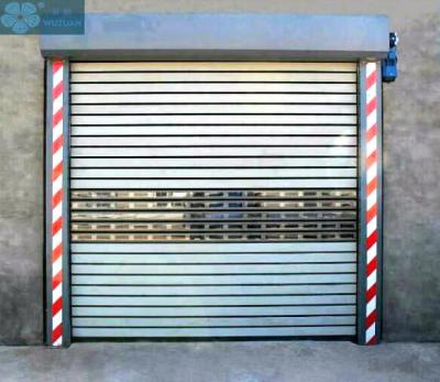 China Aluminium Alloy 380V 3000mm Height Speed Roll Up Doors for sale