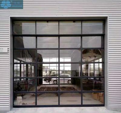 China 5m Width Insulated Glass Garage Doors for sale