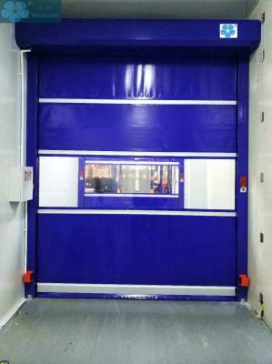 China Fast Rolling IP55 Safety DC24V Speed Shutter Door for sale