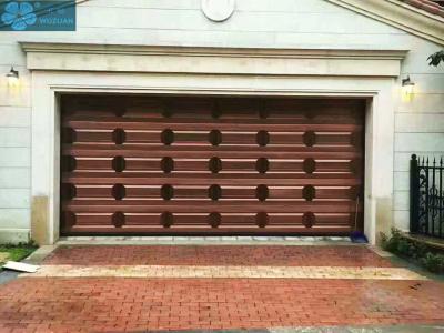 China Vertical Single Track Sectional Overhead Garage Door for sale
