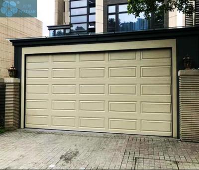 China Automatic 50mm 3m Width Steel Sectional Garage Doors for sale