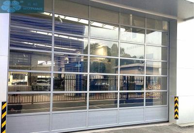 China Commercial Sectional Storefront Contemporary Glass Garage Door OEM for sale