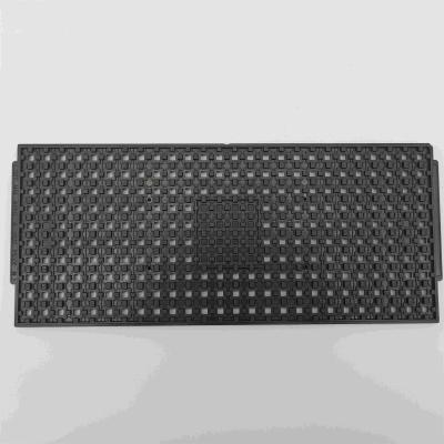 China 0.76mm Flatness Black QFN MPPO JEDEC Matrix Tray ROHS Approved for sale