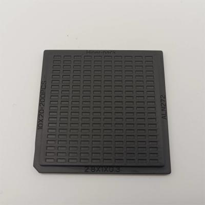 China ABS 2 Inch Waffle Pack Chip Tray For Tiny Electronic Chip for sale