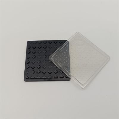 China 2 Inch PP Transparent Waffle Pack Chip Tray Lid For Transport Storage for sale