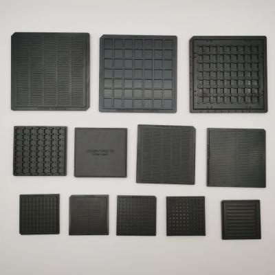 China ABS Black Waffle Pack Chip Trays for sale