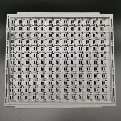 China Carrying IC White ABS Anti Static Trays Reusable ISO Certificate for sale