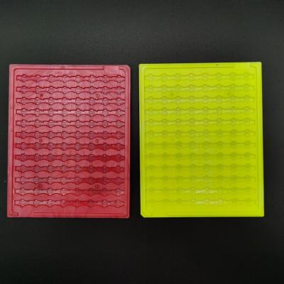 China Permanent ESD Transfer Static Colorful Tray 0.4mm Flatness Storing Optical Filters for sale