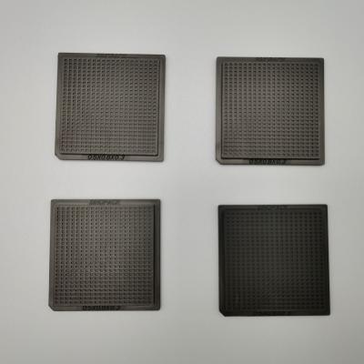 China OEM Black Anti Static Bare Die Trays 2 Inch Non Toxic RoHS Standard for sale