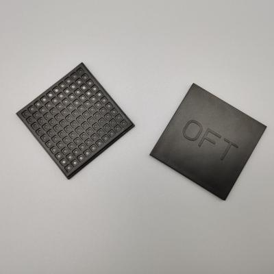 China Schwarzer statischer IC Chip Tray High Temperature Resistance For ladender Antisaphir ESD zu verkaufen