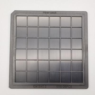 China ABS MPPO Waffle Pack Bare Die Tray 36PCS Optical Device Packaging for sale