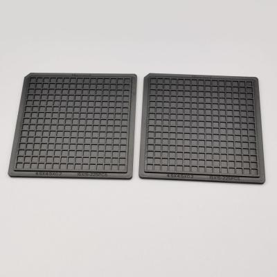 China Electronic Parts Waffle Pack Tray Stable Resistance ESD ABS Custom Size for sale