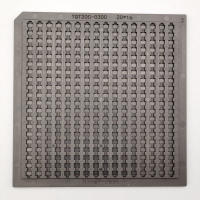 China Special Tunneling Shape Waffle Pack Trays 4 Inch ESD Material for sale