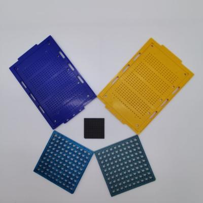 China Bandejas estáticas antis materiales de la PC biodegradables para las piezas de IC en venta