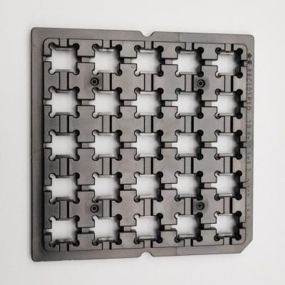 China Suporte padrão da lente de Chip Trays Eco Friendly For do bloco do waffle do PC antiestático à venda