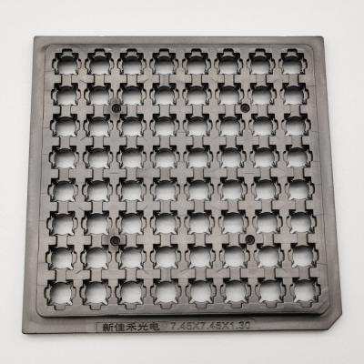 China Through Hole Structure Plastic Cavity Trays For Loading Camera Lens for sale