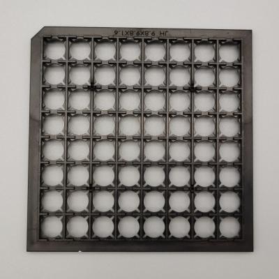 China Heat Resistant IC Electronic Components Tray 81PCS For Military Industry for sale
