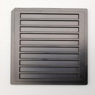 China Reuseable 2 Inch Bare Die Trays Black ESD ABS Customized Size for sale