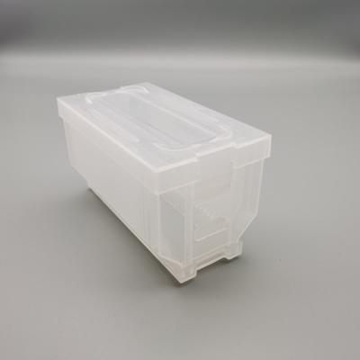 China 3 Zoll-Presse-Art Wafer-Versandverpackungs-transparentes Farblanglebiges gut zu verkaufen