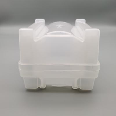 China Wafer-Verschiffen-Kasten der cleanroom-Klassen-pp. transparente Wafer-Kassetten 4 Zoll-100mm zu verkaufen