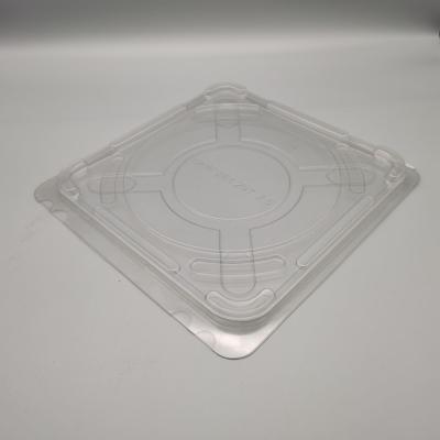 China Clamshell Style Wafer Cassette Carrier Plastic Frame Transparent Color for sale