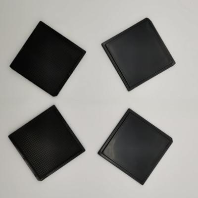 China Material estático anti de la galleta del ABS del paquete de la tapa del color transparente estándar del negro en venta
