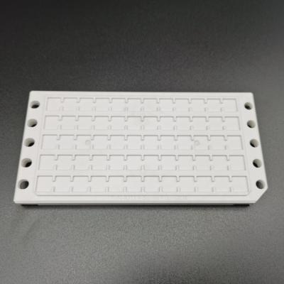 China Anti standard internacionais brancos duráveis de IC Chip Tray 6.0mm da estática à venda